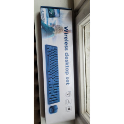 BEZPRZEWODOWY ZESTAW KLAWIATURA + MYSZ GEMBIRD KBS-W-01